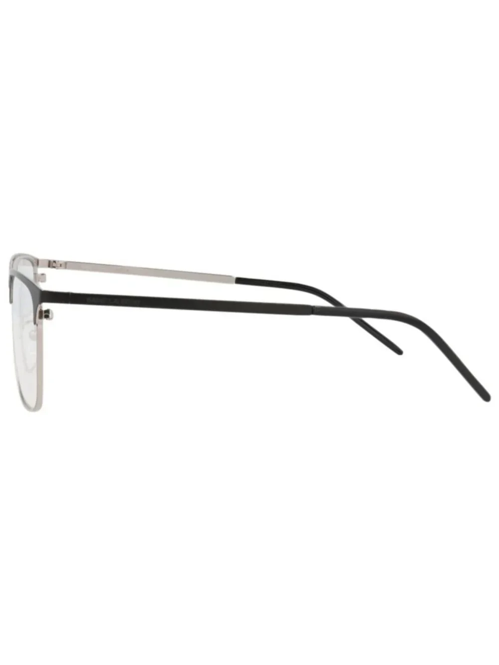New Saint Laurent Women's Eyeglasses Square Rectangle Metal Frame Mens Black Eye